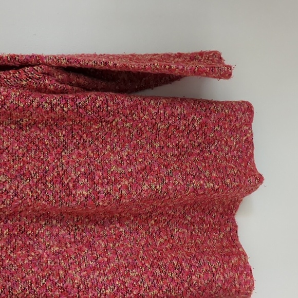 Large Michael Simon New York Multicolor Bright Colorful Sweater Orange Red - Picture 15 of 16